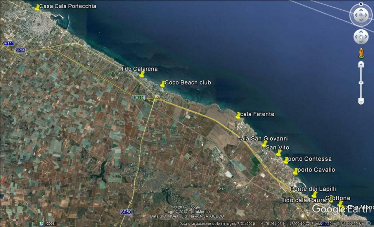 Casa Cala Portecchia Мола-ді-Барі Екстер'єр фото
